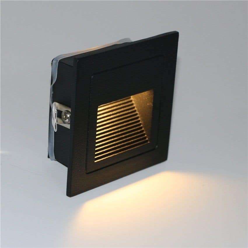 3W IP65 Outdoor/ Indoor led stair/ wall light (Body-Black)